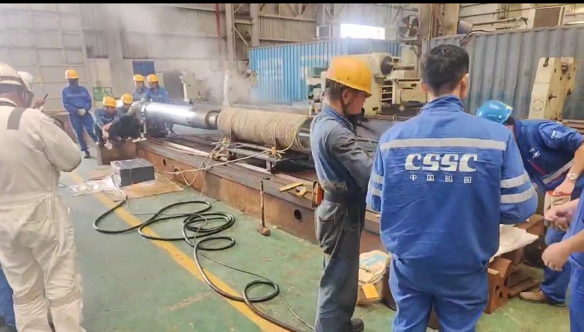 电磁感应加热技术在船舶尾轴轴承安装中的革新